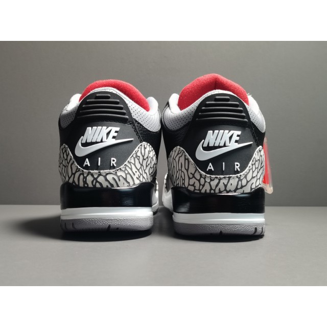 GOD BATCH Air jordan 3 "Black Cement" 854262 001