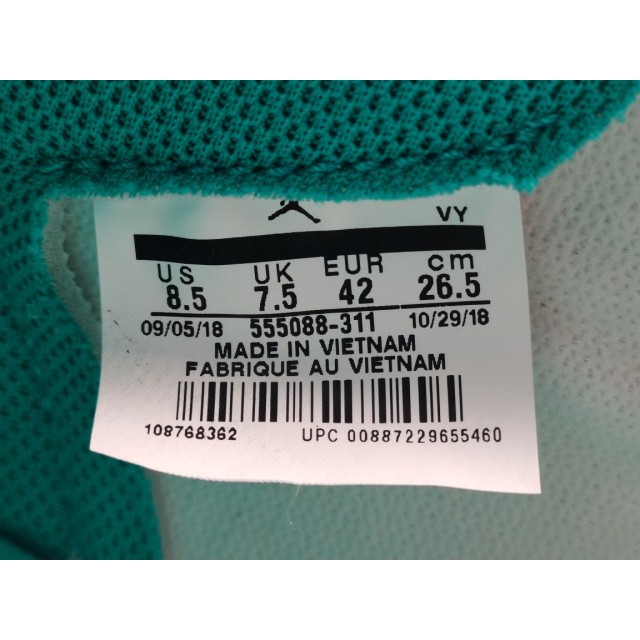 X BATCH Air Jordan 1 Turbo Green 555088 311