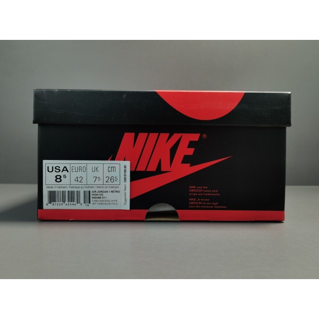 X BATCH Air Jordan 1 Turbo Green 555088 311