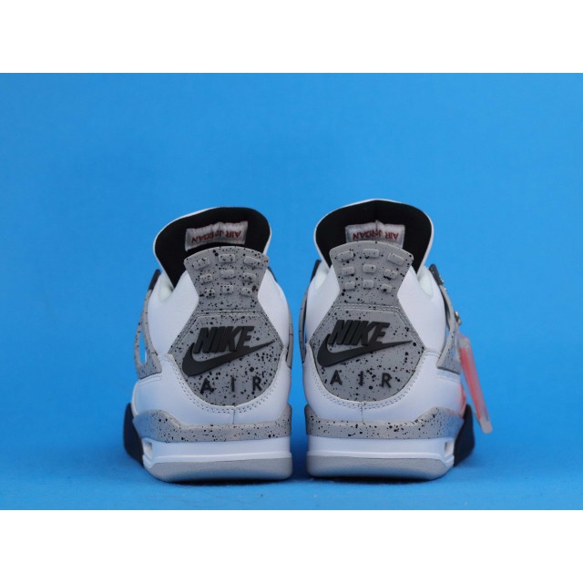 H12 BATCH Nike Air Jordan 4 Retro "White Cement" 840606 192