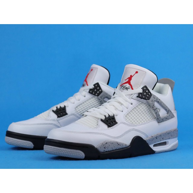 H12 BATCH Nike Air Jordan 4 Retro "White Cement" 840606 192