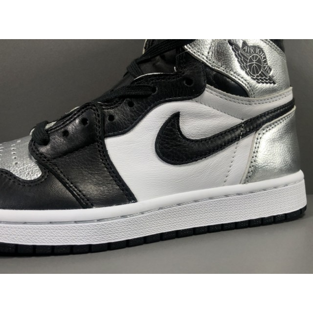 GOD BATCH Air Jordan 1  High OG Reto Silver Toe CD0461 001