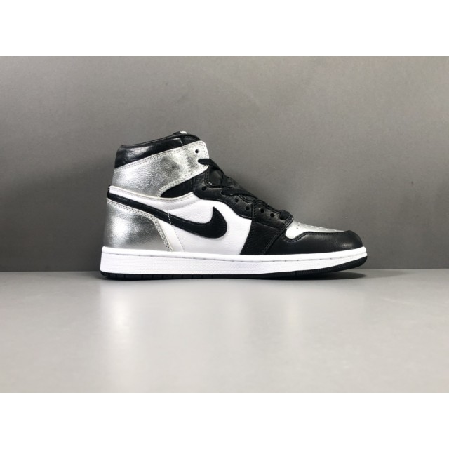 GOD BATCH Air Jordan 1  High OG Reto Silver Toe CD0461 001