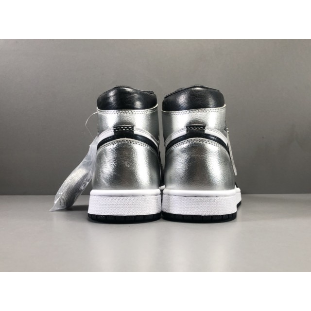 GOD BATCH Air Jordan 1  High OG Reto Silver Toe CD0461 001