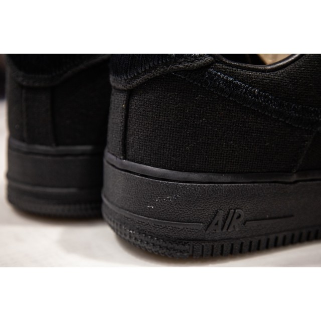 H12 BATCH Stussy x Nike Air Force 1 Low Triple Black CZ9084 001