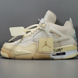 OG BATCH Off White x Air Jordan 4 "Sail" CV9388 100