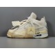 OG BATCH Off White x Air Jordan 4 "Sail" CV9388 100