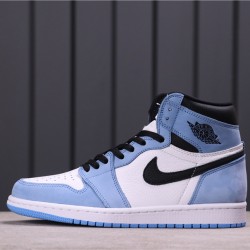 GET BATCH Air Jordan 1 Retro High OG "University Blue" 555088 134