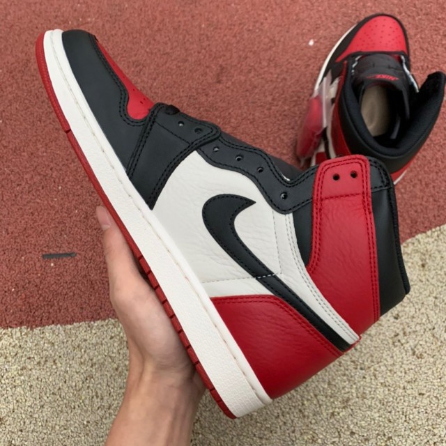 LJR BATCH Air Jordan 1 Bred Toe 555088 610