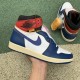 LJR BATCH Union x Air Jordan 1 Blue Toe BV1300 146 