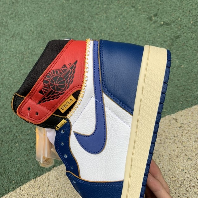 LJR BATCH Union x Air Jordan 1 Blue Toe BV1300 146 