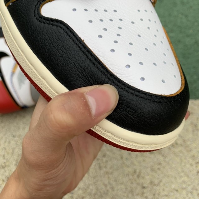 LJR BATCH Union x Air Jordan 1 Black Toe BV1300 106