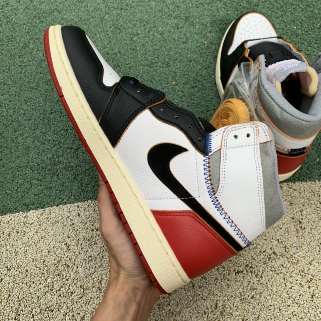 LJR BATCH Union x Air Jordan 1 Black Toe BV1300 106