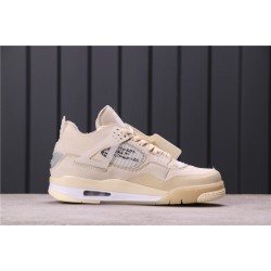 GET BATCH Off-White™ x Air Jordan 4 Retro "Cream Sail" CV9388 100 