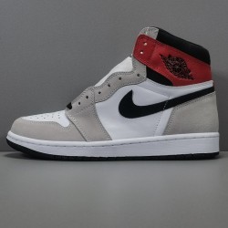 GOD BATCH Air Jordan 1 High "Smoke Grey Red" 555088 126