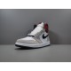 GOD BATCH Air Jordan 1 High "Smoke Grey Red" 555088 126