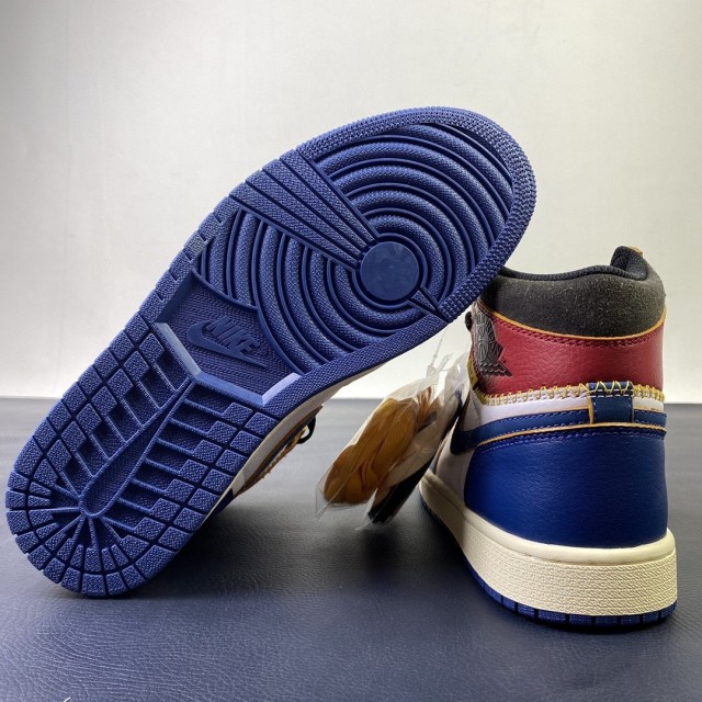 GOD BATCH Union x Air Jordan 1 "Blue Toe" BV1300 146