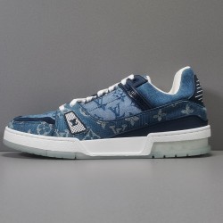 GOD BATCH Louis Vuitton LV Trainer Blue MS 1129