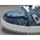 GOD BATCH Louis Vuitton LV Trainer Blue MS 1129