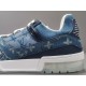 GOD BATCH Louis Vuitton LV Trainer Blue MS 1129