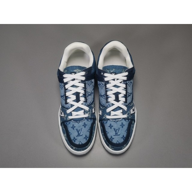 GOD BATCH Louis Vuitton LV Trainer Blue MS 1129