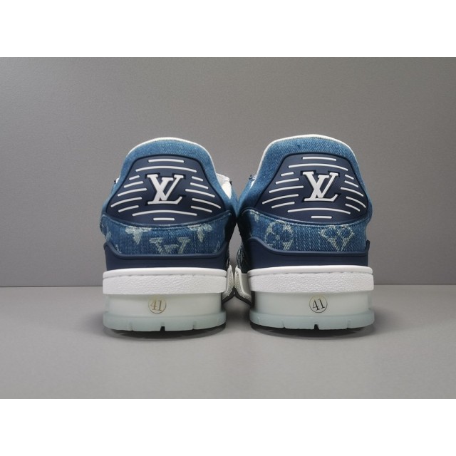 GOD BATCH Louis Vuitton LV Trainer Blue MS 1129