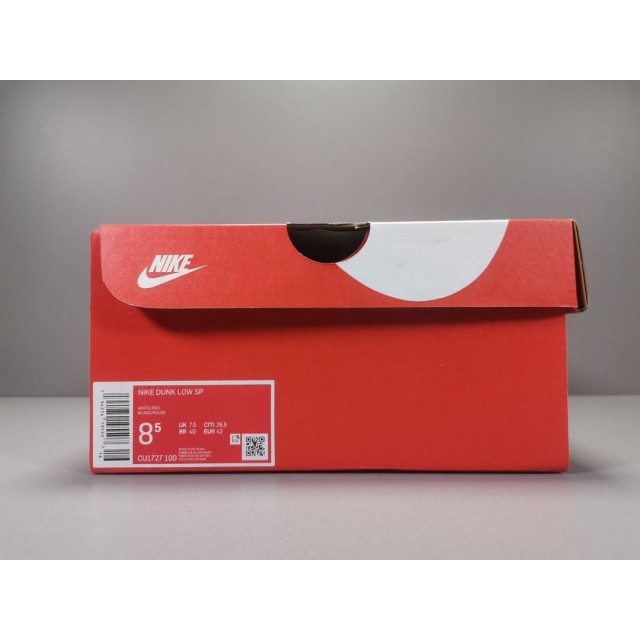 TOP BATCH Nike Dunk Low SP "University Red" CU1727 100