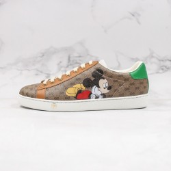 TOP BATCH Disney x Gucci Ace Embroidered Low-GG "Mickey" 602548 HWM10 8961 