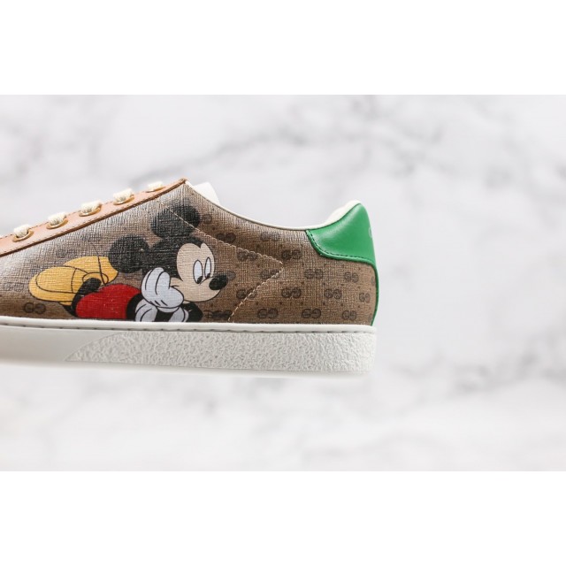 TOP BATCH Disney x Gucci Ace Embroidered Low-GG "Mickey" 602548 HWM10 8961 