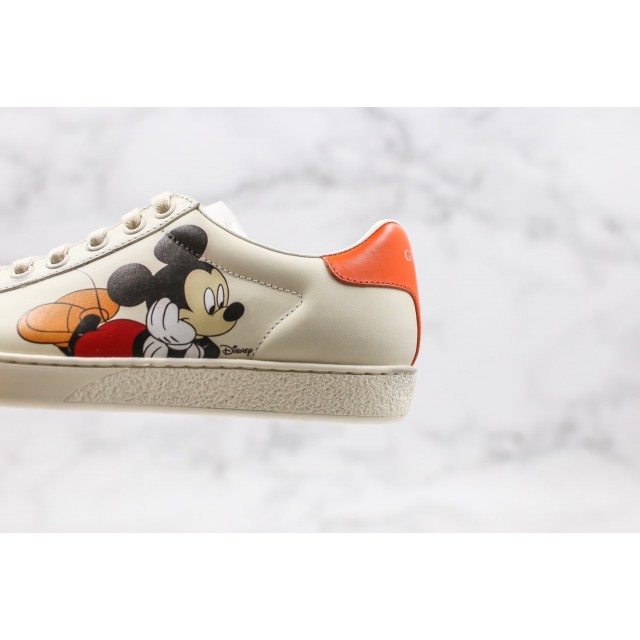 TOP BATCH Disney x Gucci Ace Embroidered Low-GG "Mickey" 603697 AYO70 9591