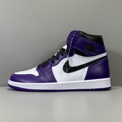 X BATCH Air Jordan 1 "Court Purple" 555088 500