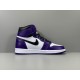 X BATCH Air Jordan 1 "Court Purple" 555088 500