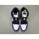 X BATCH Air Jordan 1 "Court Purple" 555088 500