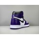 X BATCH Air Jordan 1 "Court Purple" 555088 500