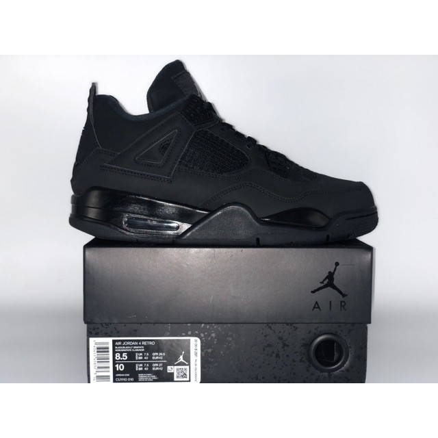 H12 BATCH Air Jordan 4 Retro "Black Cat" CU1110-010