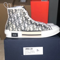 TOP BATCH  Dior Homme B23 Oblique High Top Sneakers