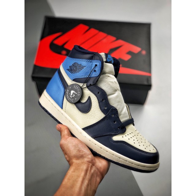 S2 BATCH Air Jordan 1 Retro "Obsidian" 555088-140