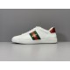 GOD BATCH Gucci Little Bee White Shoes 431942 A38G0 9064