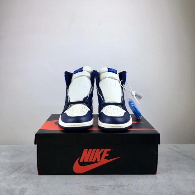 GET Batch Men's Air Jordan 1 "Obsidian" 555088 140