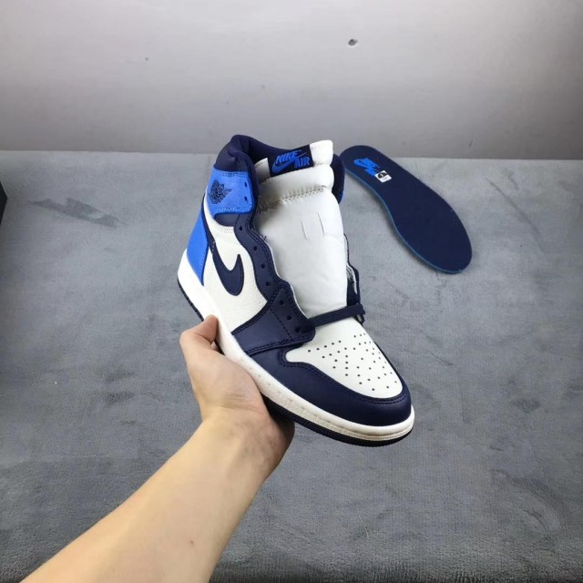 GET Batch Men's Air Jordan 1 "Obsidian" 555088 140