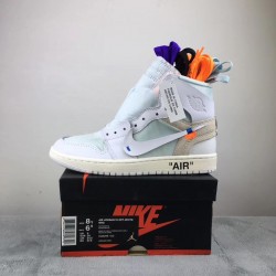 GET Batch Unisex OFF WHITE x Air Jordan 1 OW AQ0818 100