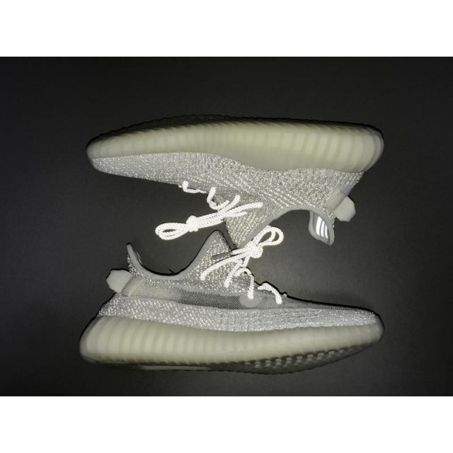 GOD Batch Unisex Adidas Yeezy 350 Boost V2 WHITE STATIC BASF EF2905