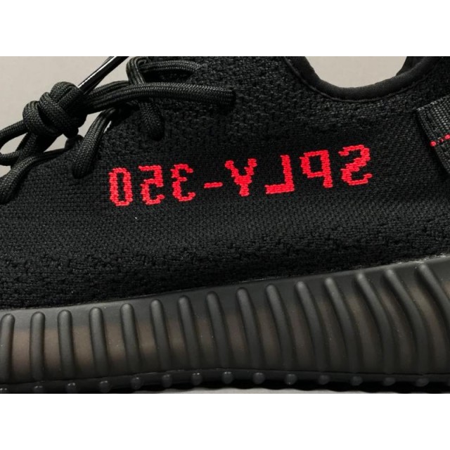 GOD Batch Unisex Adidas Yeezy Boost 350 V2 BLACKRED REAL Boost CP9652