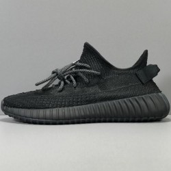 GOD Batch Unisex Adidas Yeezy Boost 350 V2 STATIC BLACK REFLECTIVE BASF FU9007