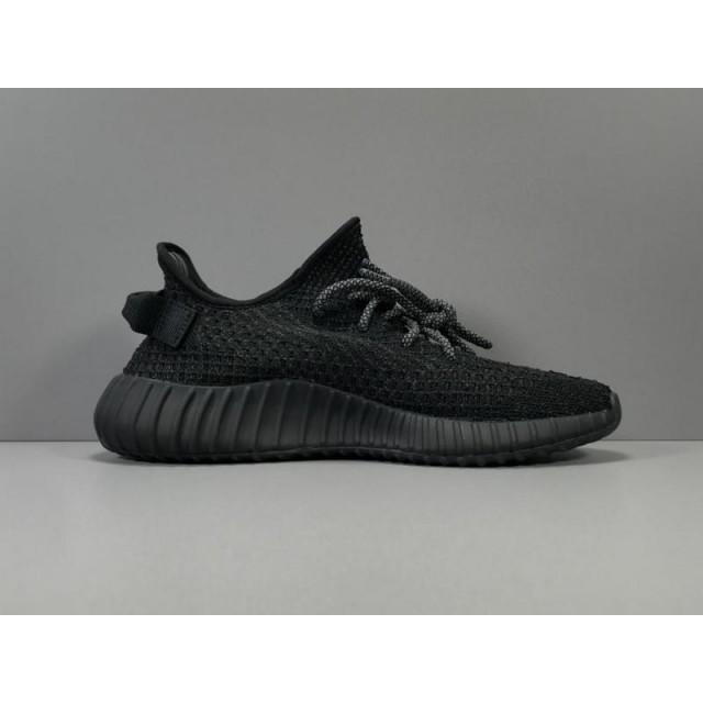 GOD Batch Unisex Adidas Yeezy Boost 350 V2 STATIC BLACK REFLECTIVE BASF FU9007