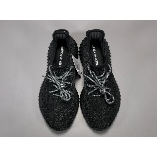 GOD Batch Unisex Adidas Yeezy Boost 350 V2 STATIC BLACK REFLECTIVE BASF FU9007