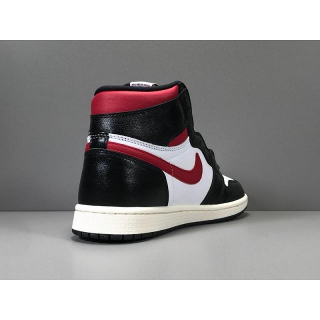 GOD Batch Men's Air Jordan 1 High Black Gym Red 555088 061