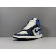 GOD Batch Men's Air Jordan 1 Retro High OG "Obsidian" 555088 140