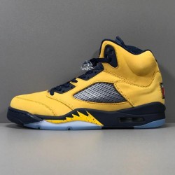 GOD Batch Men's Air Jordan 5 SP Michigan AJ5 CQ9541 704