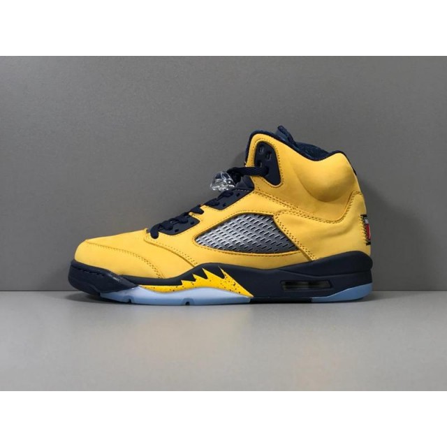 GOD Batch Men's Air Jordan 5 SP Michigan AJ5 CQ9541 704